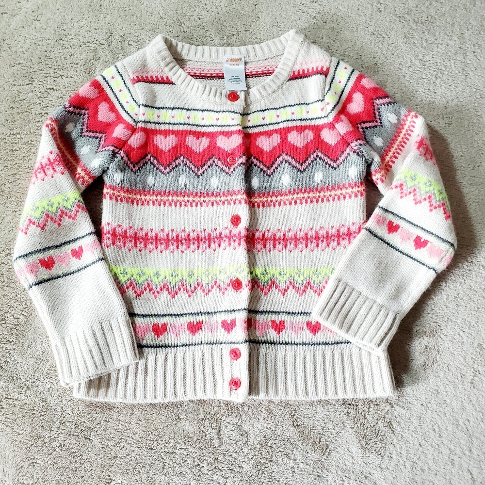 Gymboree Button Down Chunky Cardigan Fall Sweater